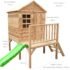 Evermeadow Tower Wooden Playhouse with Slide