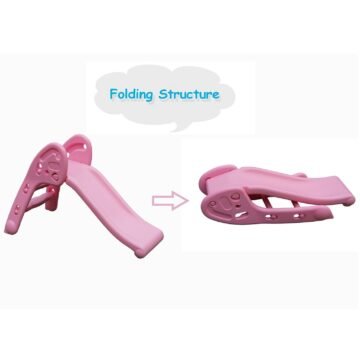 Kids Folding Garden Slide Climber Ladder