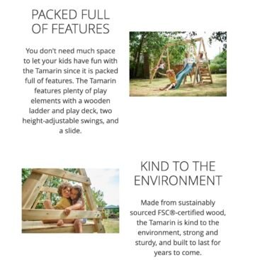 Plum Play Tamarin Double Swing & Slide