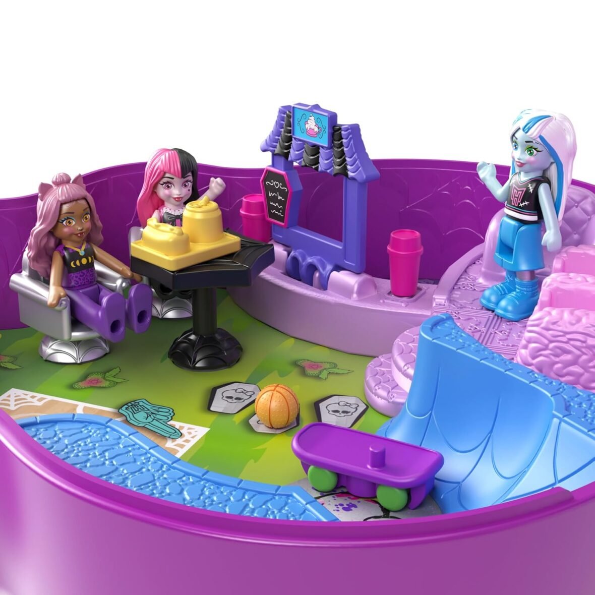 Polly Pocket Monster High Playset with Dolls