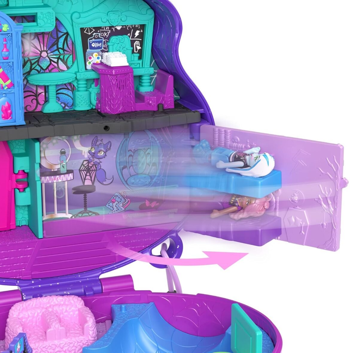 Polly Pocket Monster High Playset with Dolls