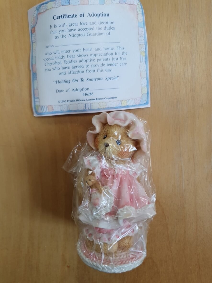 Rare Cherished Teddies Holding On 916285