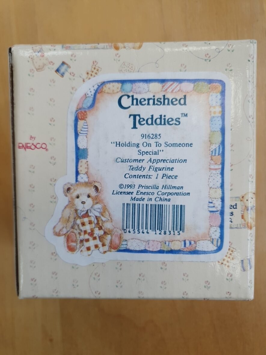 Rare Cherished Teddies Holding On 916285