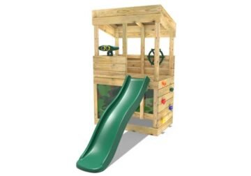 Rebo® Children's Wooden Lookout Tower Playhouse