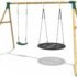 Rebo® Luna Wooden Garden Swing Set