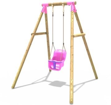 Rebo® Luna Wooden Garden Swing Set