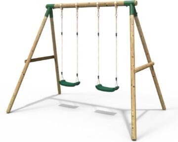 Rebo® Venus Wooden Garden Swing Set