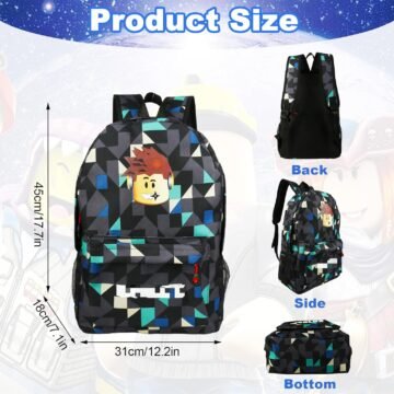 Robl 17-Inch Waterproof School Backpack