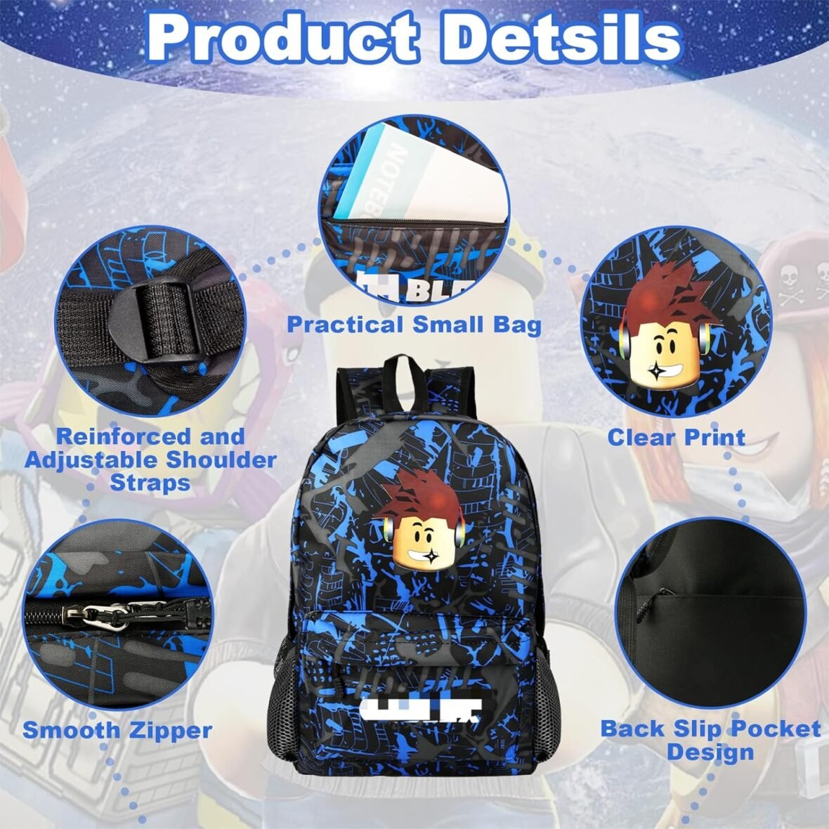 Robl Teen School Backpack – 17 Inch