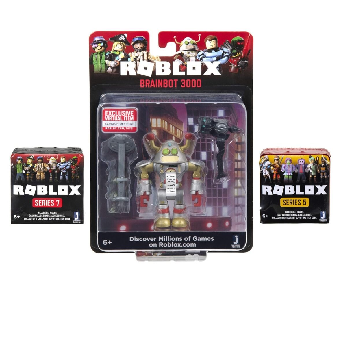 Roblox Brainbot 3000 Figure Pack Bundle