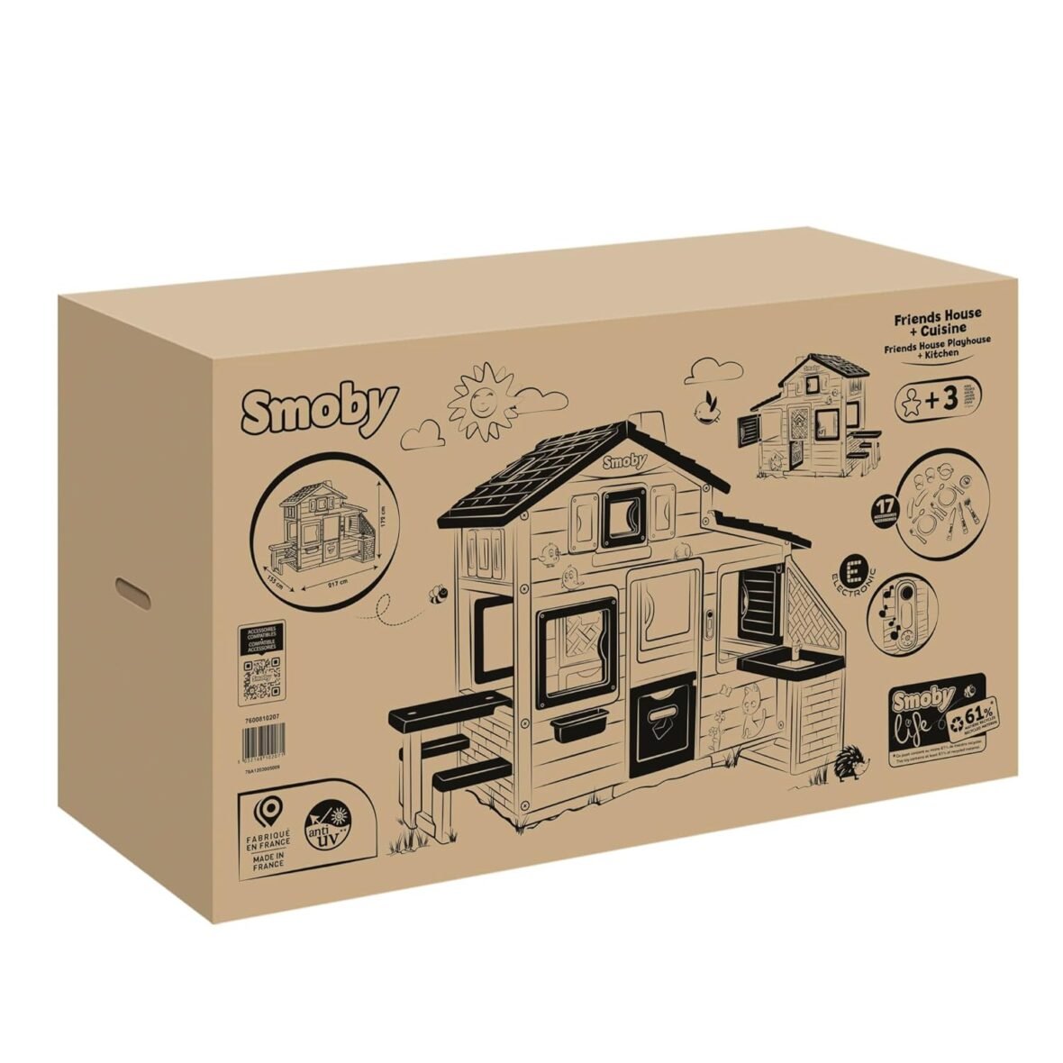 SMOBY Life Friends Playhouse – Indoor/Outdoor