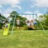 TP Toys Metal Double Swing & Slide Set
