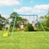 TP Toys Metal Double Swing & Slide Set