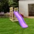 Wooden Platform with 6FT Slide - Dark Green