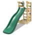 Wooden Platform with 6FT Slide - Dark Green